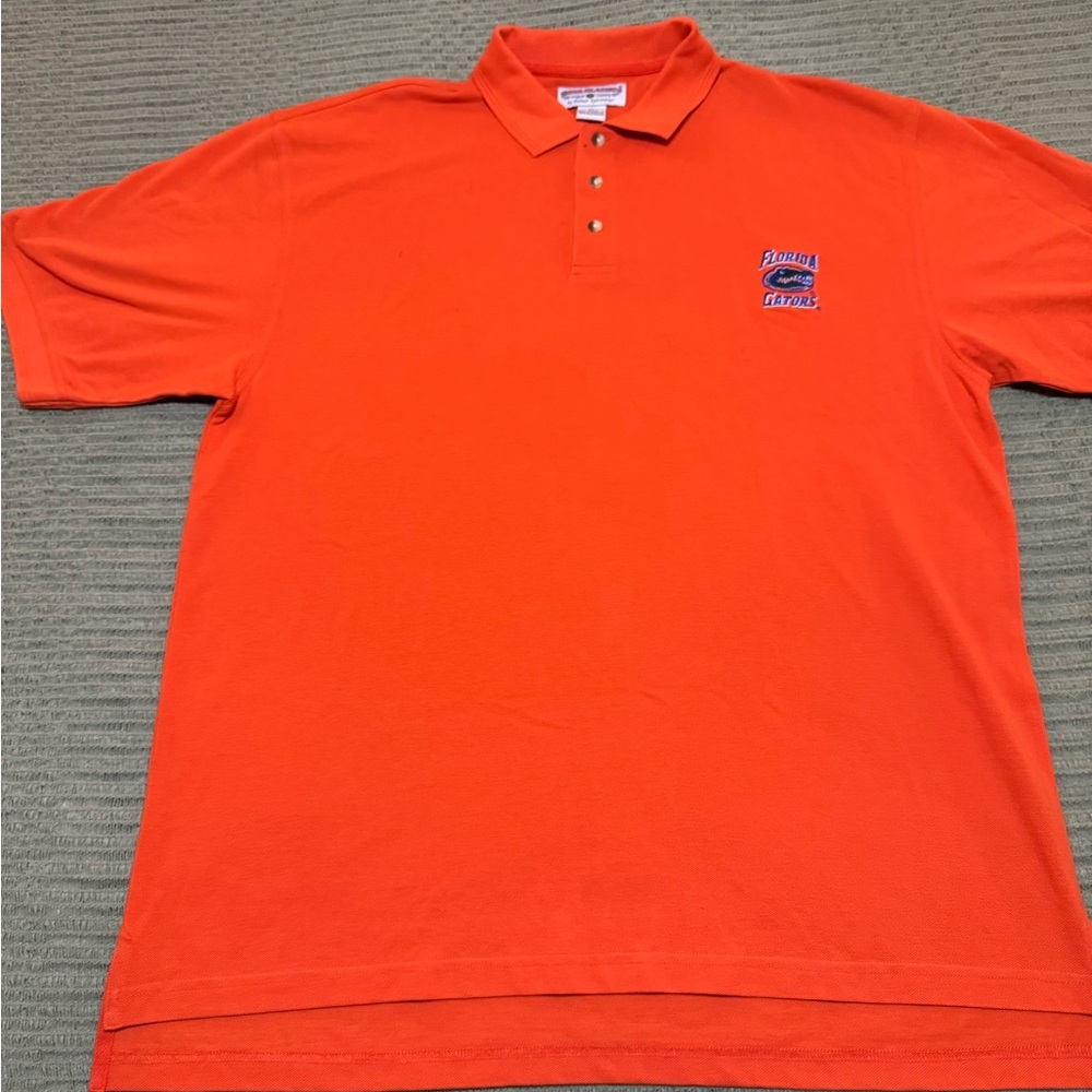 Florida Gators Orange Polo-100% cotton - Boca Classics/ Delmar Sportswear XL